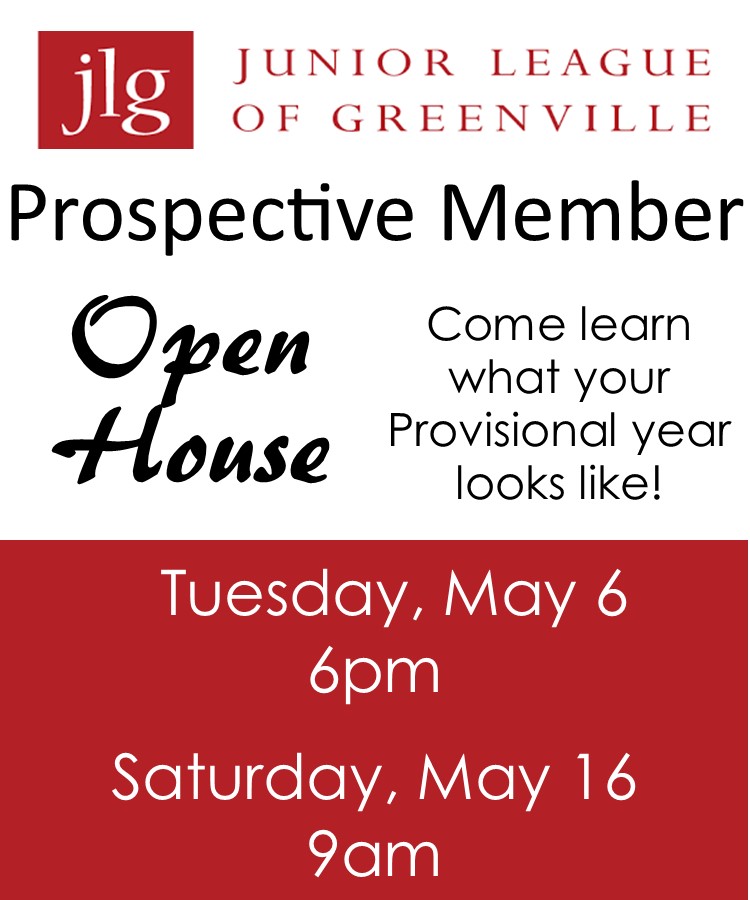 Prospective Member Open House The Junior League of Greenville, SC